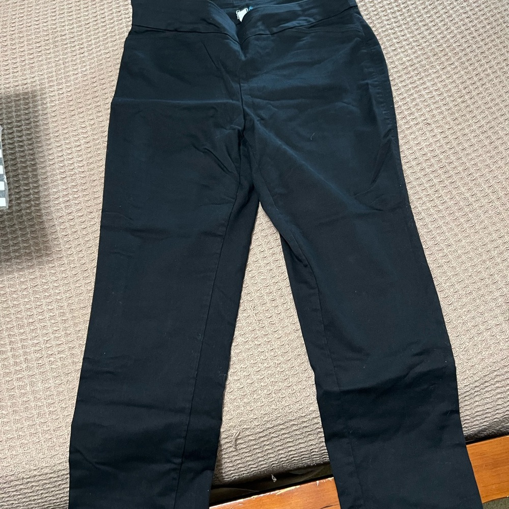 Croft & Barrow Black Straight Leg Pants